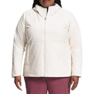 The North Face NWOT Shelbe Raschel Fleece Hooded Jacket Gardenia White Size 1X